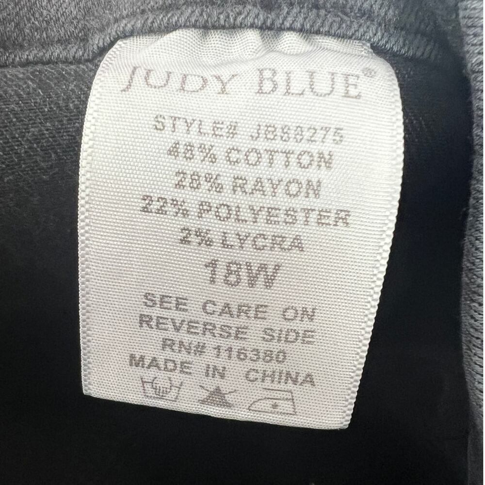 Judy Blue Womens 18W Boho Western Retro Stretchy Pull On Flare‎ Jeans High Rise - Picture 5 of 10